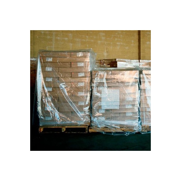 Lk Packaging LDPE Pallet Covers, 51"W x 49"D x 97"H, 2 Mil, Clear, 50/Pack 20G-514997 - main